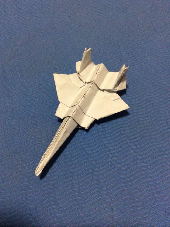 T-50戰(zhàn)機折紙藝術，小小桃的折紙教程，T-50戰(zhàn)機折紙藝術，小小桃的折紙教程詳解